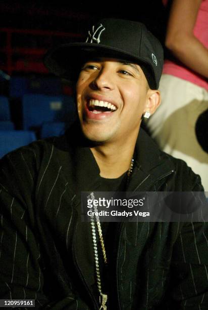 Daddy Yankee during Daddy Yankee Taping His Spot on "Queridos Reyes Magos" - Banco Popular Christmas TV Special at Quijote Morales Coliseum in...