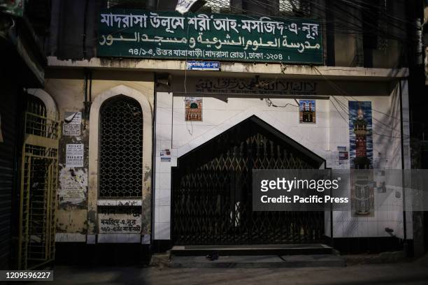 Mosques were announced closed and people were asked to perform their prayers at home because of the amid spread of novel coronavirus on Shab-E-Barat....
