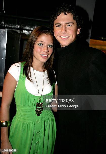 Nikki Sanderson and Richard Fleeshman during VIP Opening of the New Virgin Megastore in Manchester at Arndale Centre in Manchester, Great Britain.