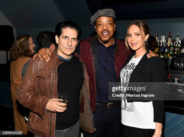 Michael Imperioli, Russell Hornsby and Arielle Kebbel attend the SCAD aTVfest x Entertainment Weekly Party - Elevate At W Atlanta Midtown at Elevate...