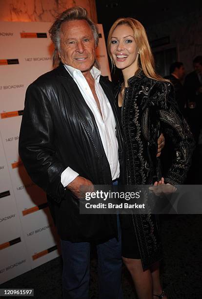 Peter Nygard and Eha attend 1407 Broadway Celebrates 58 Successful Years In The Fashion District at 1407 Broadway & 38th Street on September 10, 2008...