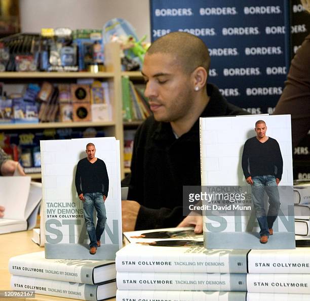 Stan Collymore during Stan Collymore Signing his book "Tackling My Demons" at Borders Bookstore Liverpool in Liverpool, Great Britain.