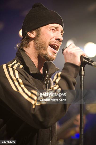 Jay Kay of Jamiroquai during Jamiroquai in Secret Intel Concert at Scala in London - March 7, 2007 at Scala in London, Great Britain.