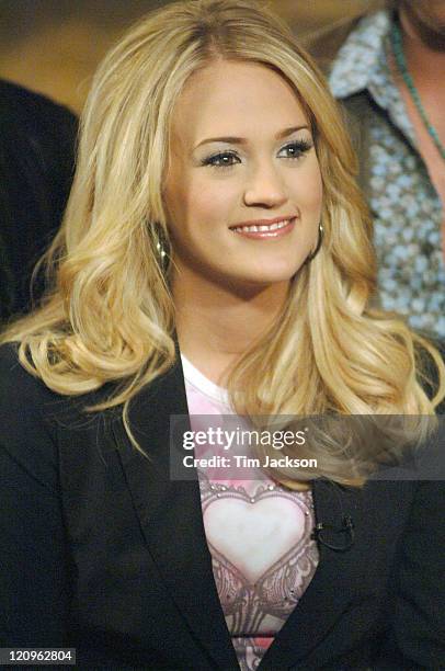 Carrie Underwood during 41st Annual Academy of Country Music Awards - Nominees Press Conference with Carrie Underwood and Rascal Flatts at Ford...