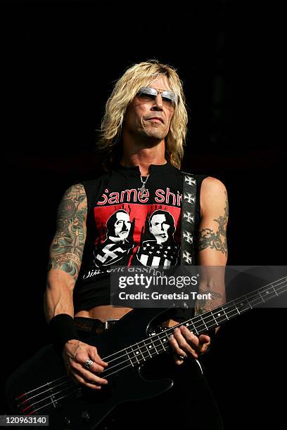 Duff McKagan of Velvet Revolver during Fields of Rock Festival 2007 in the Netherlands - June 17, 2007 in Biddinghuizen, Netherlands.