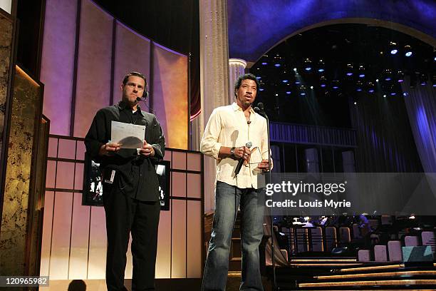 Lionel Richie during The United Negro College Fund Hosts An Evening of Stars Tribute to Quincy Jones - Rehearsals in Hollywood, California, United...