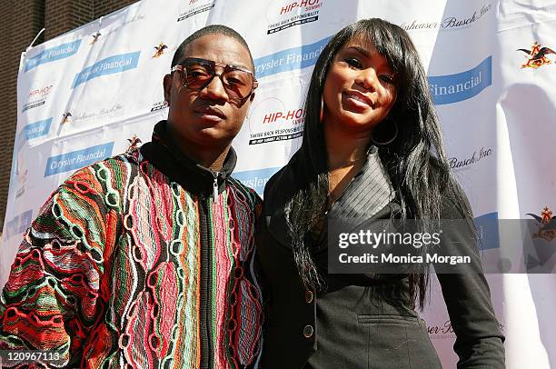 Yung Joc and LeToya Luckett attend the "Get Your Money Right" Finanial Empowerment Seminar at the Hip Hop Summit sponsored by Chrysler Financial....