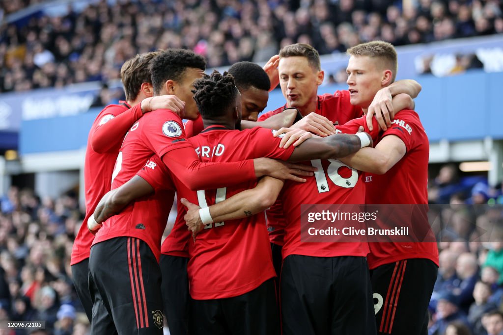 Everton FC v Manchester United - Premier League