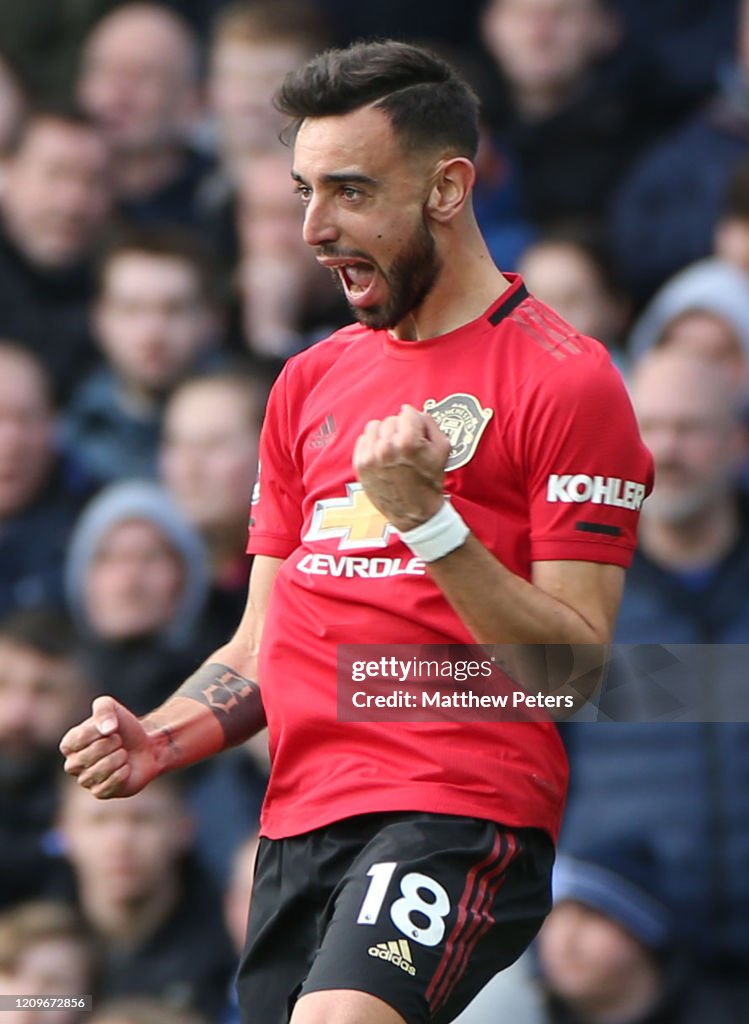 Everton FC v Manchester United - Premier League