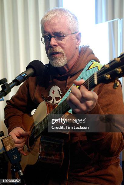 Bruce Cockburn during Bruce Cockburn Performs Live at KBCO Studio C - November 11, 2003 at KBCO Studio C in Boulder, Colorado, United States.