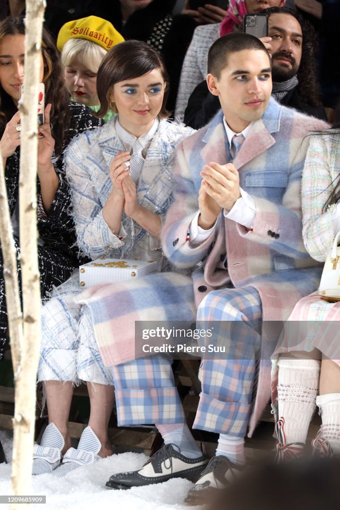 Thom Browne : Front Row - Paris Fashion Week Womenswear Fall/Winter 2020/2021