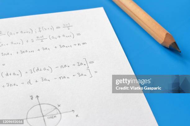 Maths Problem Hand Written 384 Math Problem On Paper Stock Photos, High-Res Pictures, and Images ...