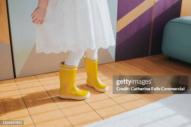 welly boots inside - stomp stock pictures, royalty-free photos & images