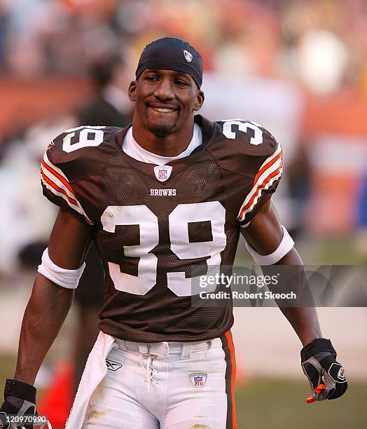 Cleveland Browns Michael Lehan during the game against the Miami Dolphins at Cleveland Browns Stadium in Cleveland Ohio on Nov. 20, 2005. The Browns...