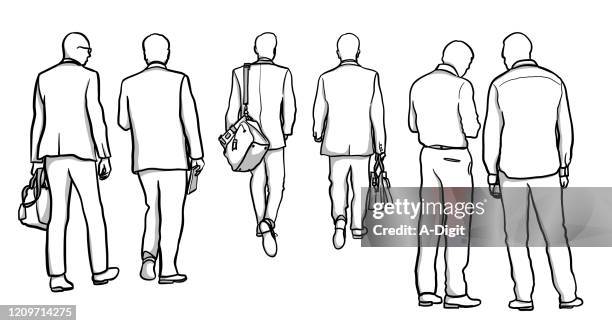 briefcases - lunch break stock illustrations
