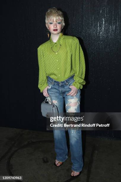 Lachlan Watson attends the Givenchy show as part of the Paris Fashion Week Womenswear Fall/Winter 2020/2021 on March 01, 2020 in Paris, France.