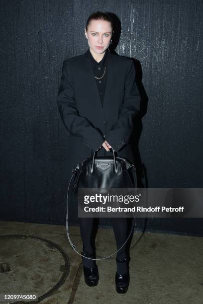 Courtney Trop attends the Givenchy show as part of the Paris Fashion Week Womenswear Fall/Winter 2020/2021 on March 01, 2020 in Paris, France.