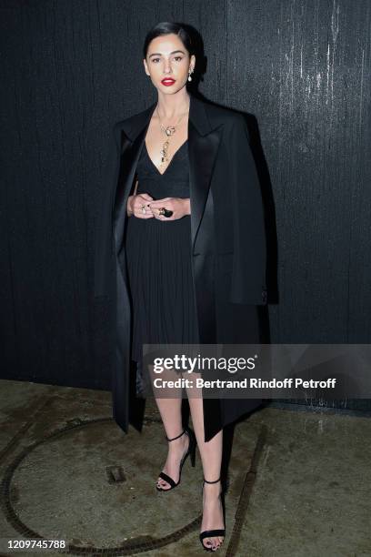 Actress Naomi Scott attends the Givenchy show as part of the Paris Fashion Week Womenswear Fall/Winter 2020/2021 on March 01, 2020 in Paris, France.