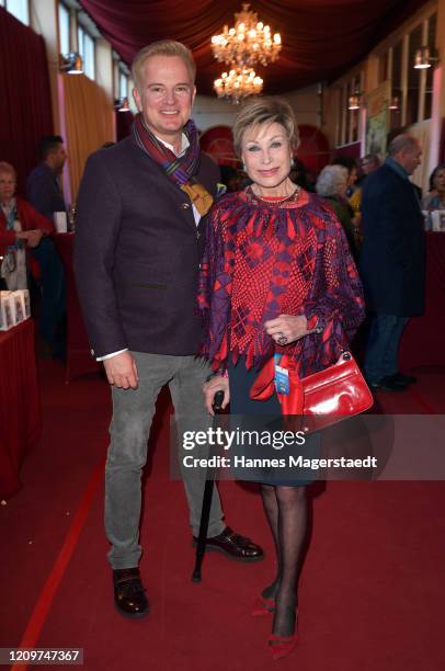 Felix Raslag and Antje-Katrin Kühnemann during the third show premiere of the winter season as part of the 100th anniversary celebrations at Circus...