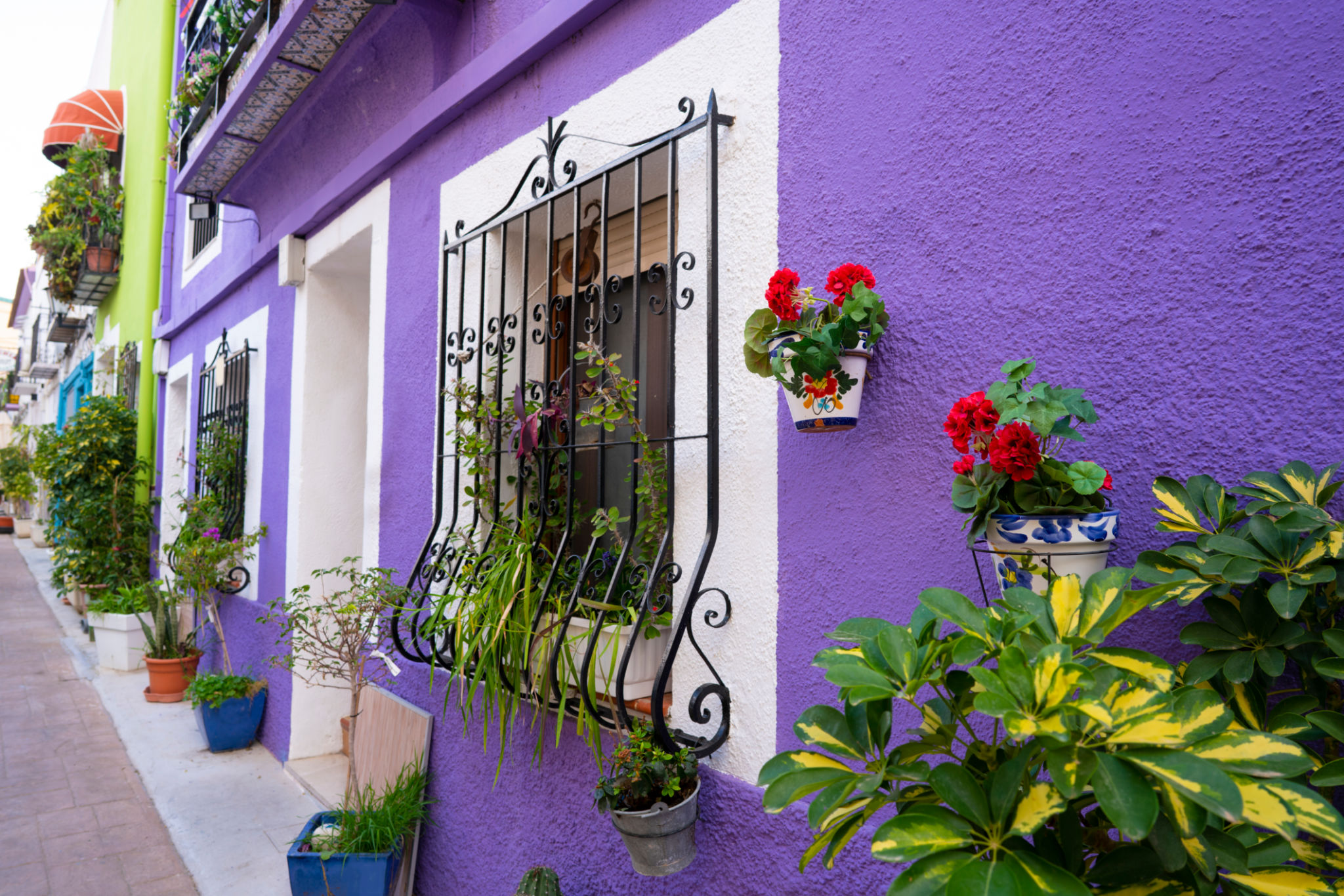 mediterranean house facade