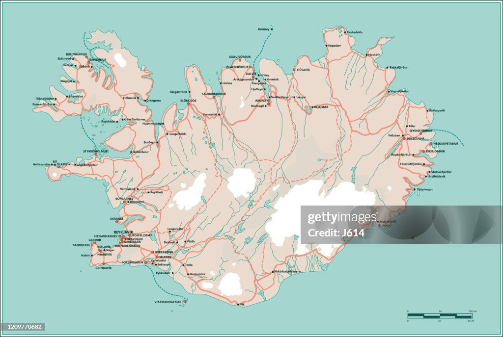 Iceland road map