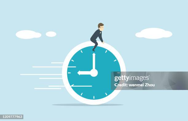 Time Going Vector Clock Going Forward Photos and Premium High Res Pictures - Getty Images