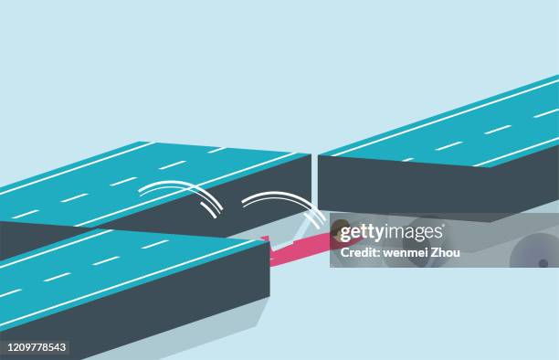 tripping – falling - fall road stock illustrations