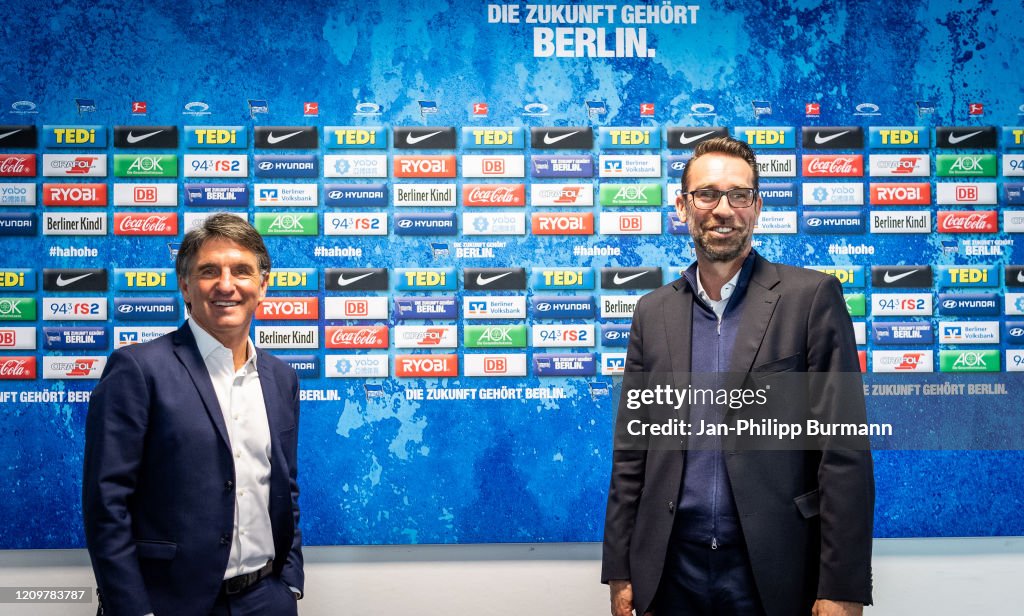 Hertha BSC press conference