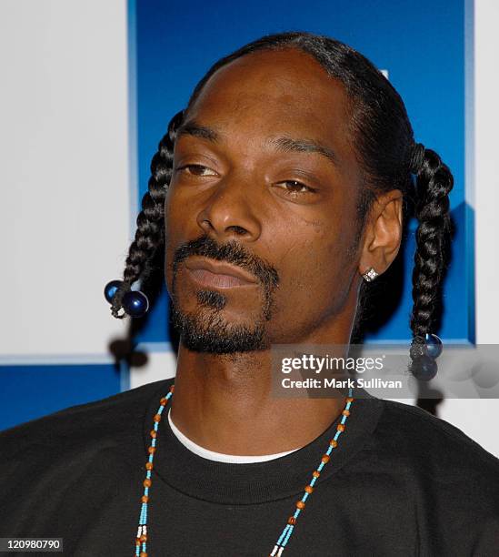 Snoop Dogg during General Motors Presents 3rd Annual GM All-Car Showdown Hosted by Shaquille O'Neal - Arrivals at Paramount Pictures in Hollywood,...