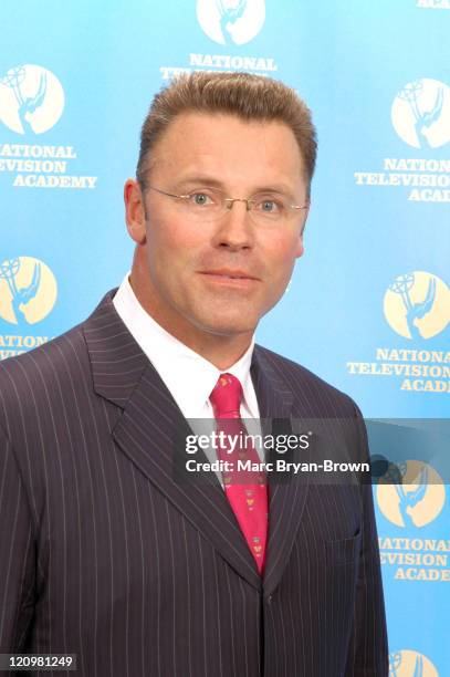 Howie Long during 27th Annual Sports Emmy Awards - Press Room at Frederick P. Rose Hall at Lincoln Center in New York City, New York, United States.