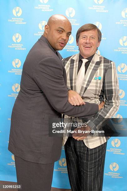 Charles Barkley and Craig Seger during 27th Annual Sports Emmy Awards - Press Room at Frederick P. Rose Hall at Lincoln Center in New York City, New...