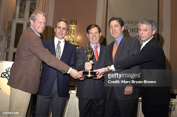 Ken Schanzer, president of NBC Sports, Ross Greenburg, president of HBO Sports, Peter Price, president of NATAS, George Bodenheimer, president of...
