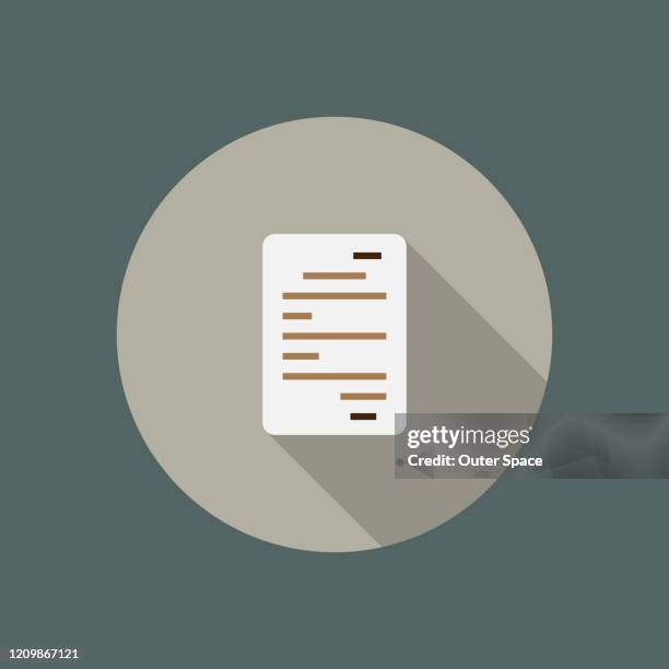document flat i̇con - checking mail stock illustrations