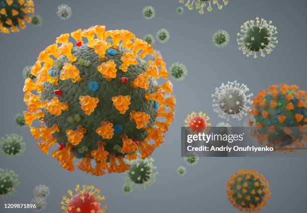 coronavirus structure - covid 19 stock pictures, royalty-free photos & images