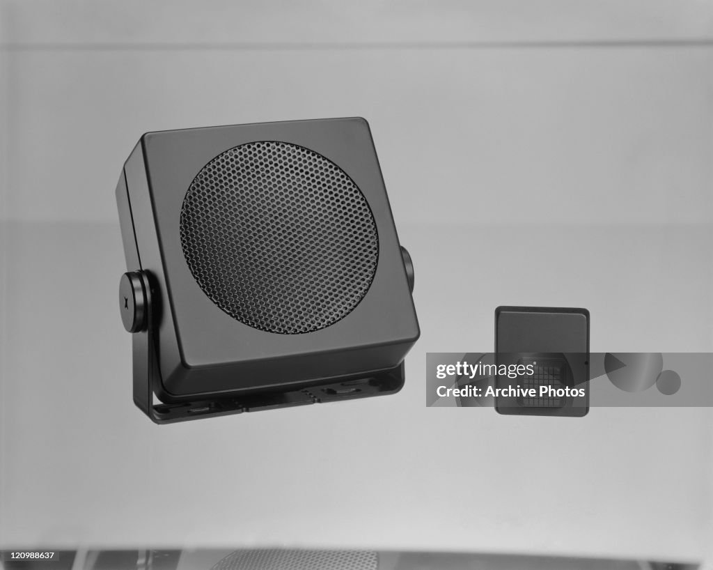 Loudspeaker on white background