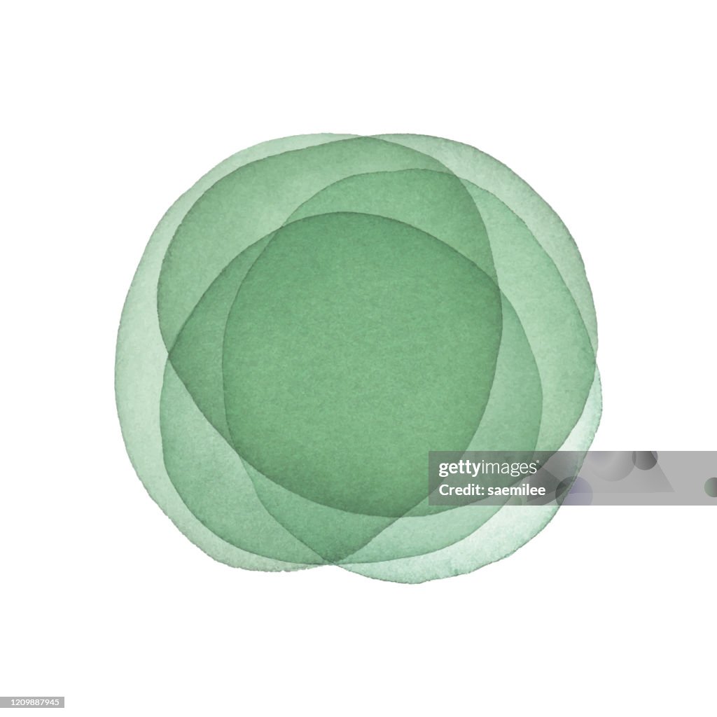 Fundo Abstrato Verde aquarela