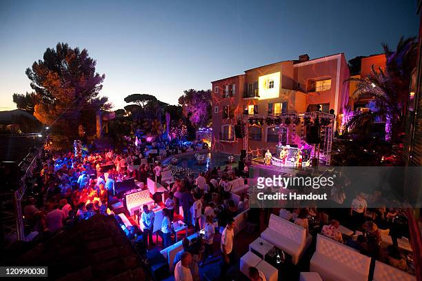 General view of Hotel Byblos Summer Party at Hotel Byblos on July 13, 2011 in Saint-Tropez, France.