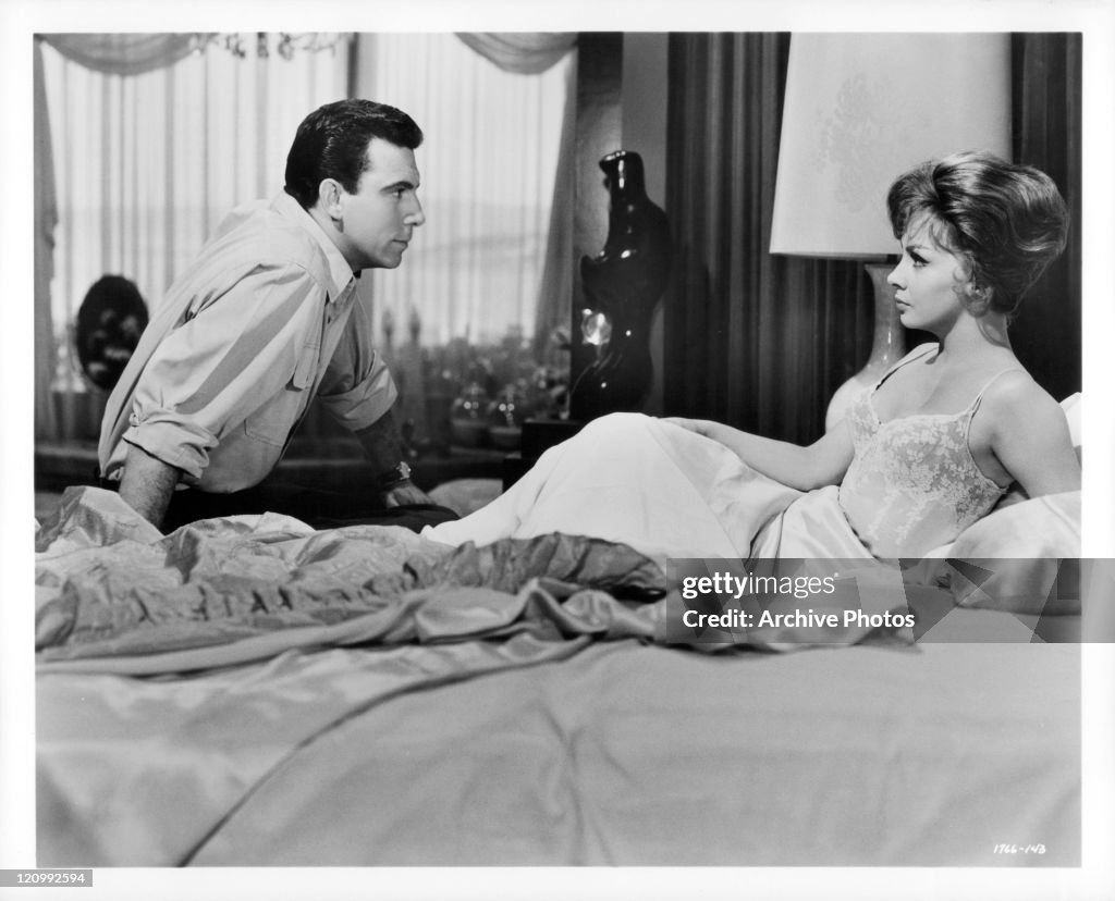Anthony Franciosa And Gina Lollobrigida In 'Go Naked In The World'