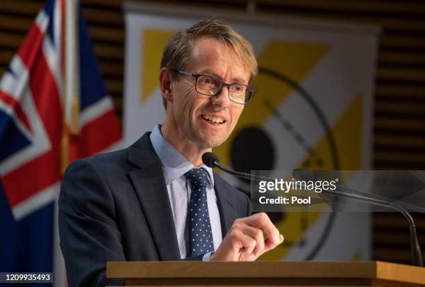 Director-General of Health Dr Ashley Bloomfield during the update on the All of Government COVID-19 national response, at Parliament on April 15,...