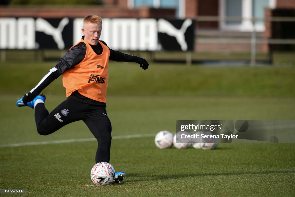 Newcastle United Training Session