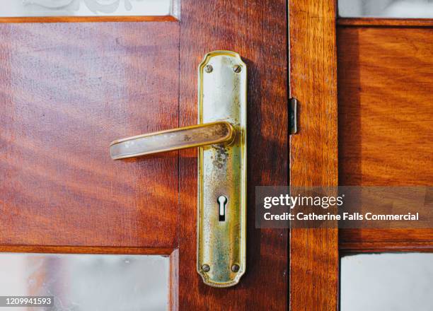 door handle - letterbox stock-fotos und bilder