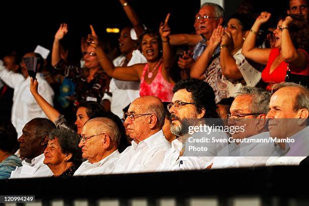 Jose Ramon Machado Ventura , First Vice President of Cuba, Guillermo Garcia Frias , Commander of the Cuban Revolution, Abel Prieto , Cuba's Minister...