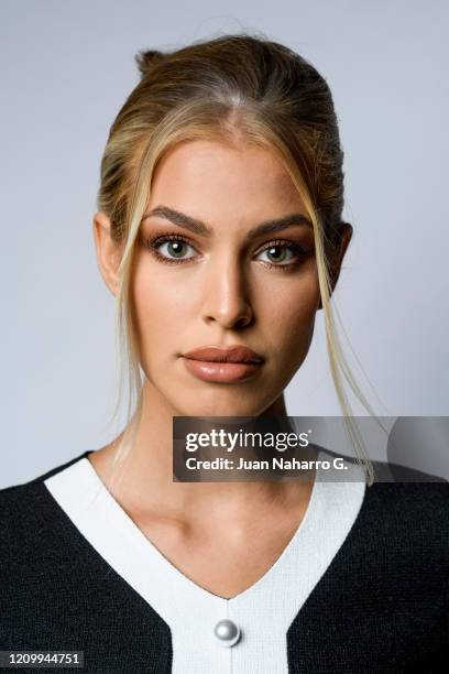 Jessica Goicoechea poses for a portrait session during FesTval 2019 on September 06, 2019 in Vitoria-Gasteiz, Spain.