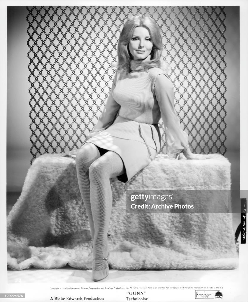 Laura Devon in publicity portrait for the film 'Gunn', 1967. News Photo