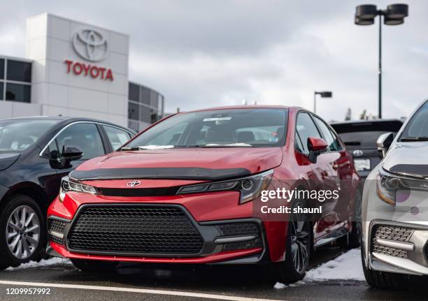 2020 toyota corolla - toyota motor co stock pictures, royalty-free photos & images