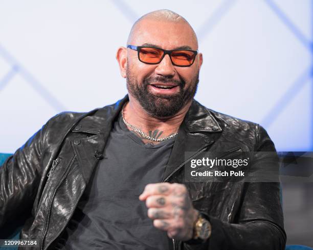 Dave Bautista visit’s 'The IMDb Show' on February 21, 2020 in Santa Monica, California. This episode of 'The IMDb Show' airs on March 5, 2020.