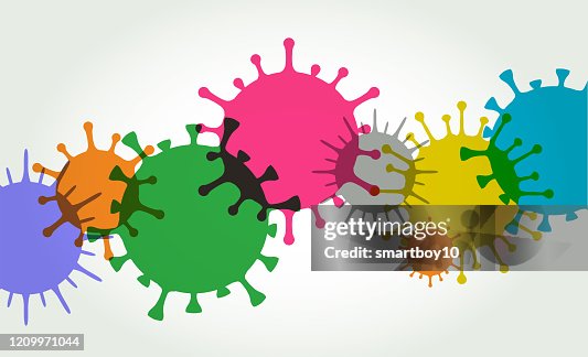 Viruscelachtergrond Viruscelachtergrond