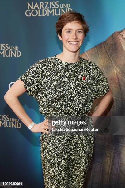 Miriam Stein attends the world premiere of the movie "Narziss und Goldmund" at Zoo Palast on March 02, 2020 in Berlin, Germany.