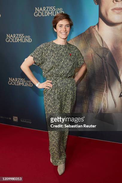 Miriam Stein attends the world premiere of the movie "Narziss und Goldmund" at Zoo Palast on March 02, 2020 in Berlin, Germany.