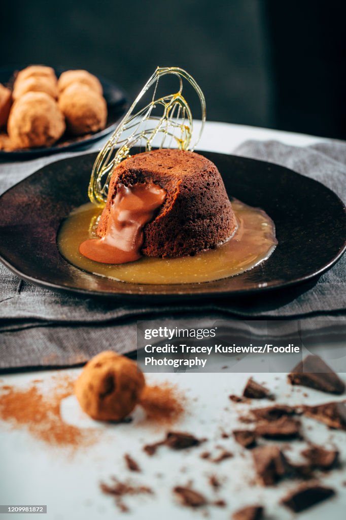 Chocolate molten lava cake
